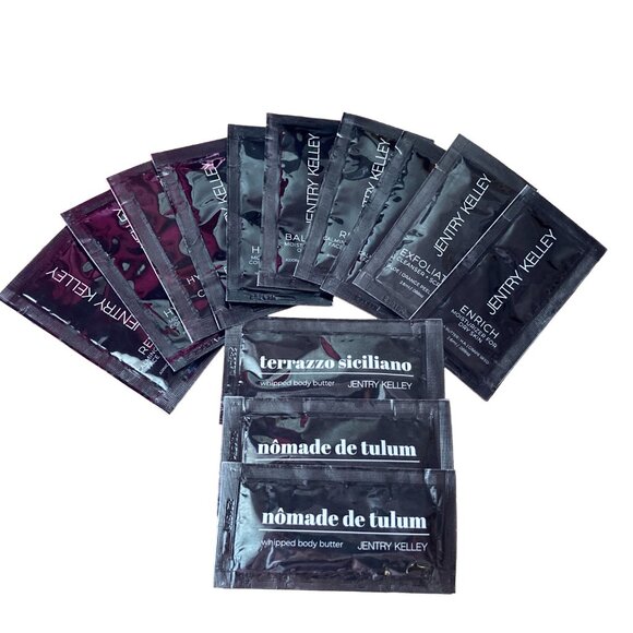 Jentry Kelley Beauty Bundle – Undress Makeup Remover, 13 Samples + Signature Bag - Picture 3 of 3